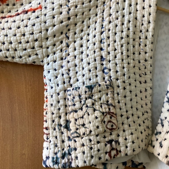 Quilted "Fable" Jacket by Neeru Kumar in cotton and silk, NWOT - Picture 6 of 6